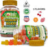 MULTIVITAMIN Gelatin-Free Gummies: for Kids, Children, Teens, Nom Nom Yummy, 3 Delicious Flavors, 11 Essentials, Gluten-free, Halal Certified, Mom...