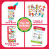 Creative Kids Cocomelon Decorate Your Own Water Bottle BPA Free with 4 Sheets of Stickers - Leak-Proof, Pop-Up Spout Cover - Easy to Grip School o...