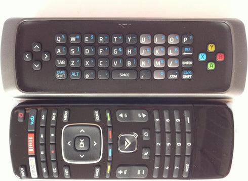 with Vudo Netflix GiveAbay Key-New Vizio True Original XRV1TV Internet Dual Side Keyboard QWERTY Remote Control with Vudo Netflix GiveAbay Key...