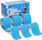 Precut Kinesiology Tape (3 Rolls pack), Elastic Sports Tape for Pain Relief, Muscle Support, Recovery and Physio Therapy, Breathable, Waterproof (...