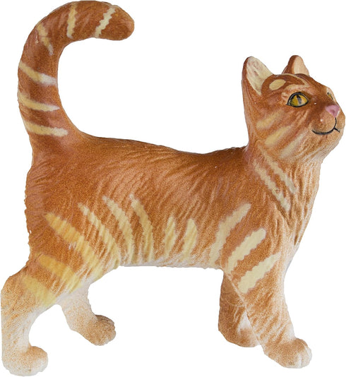 Safari Ltd. Tabby Cat Figurine - Detailed 2" Plastic Model Figure - Fun Educational Play Toy for Boys, Girls & Kids Ages 1+...