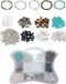 DIY Beading Stretch Cord Kit, All The Supplies to Make The 5 Bracelets Shown, Beading Kit, Jewelry Making, Build Your Own Bracelet, Crafts (Assort...