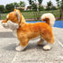 Shiba Inu Plush Corgi Pillow Cute Dog Doll Stuffed Animal Plush Toy 12 Inches (Brown)...