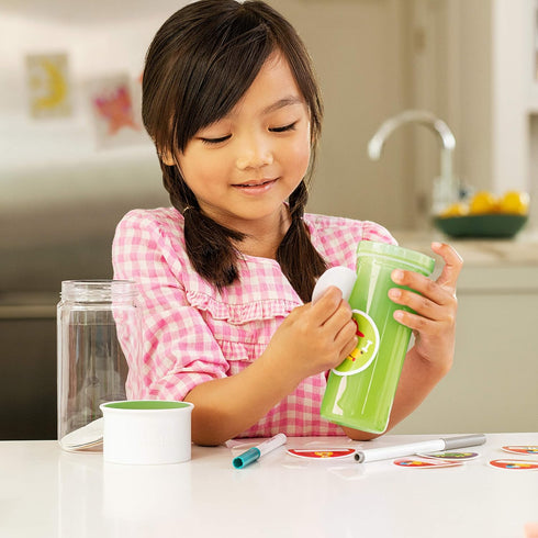 Munchkin® Miracle® 360 Insulated Sippy Cup, Includes Stickers to Customize Cup, 9 Ounce, Green...