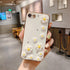 ZCDAYE Solid Color Daisy Case for iPhone 7/iPhone 8/iPhone SE 2020 Case with Camera Protection, Electroplated Plating Case Shockproof Slim Soft TP...