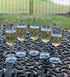 Petite Flower Magnetic Wine Glass Charms - Set of 8 Drink Markers for Regular or Stemless Glasses by Simply Charmed...