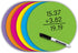 Teacher Created Resources Spot On Dry-Erase Desktop Writing Spots Bright Circles, 10-1/2"...