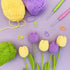 Lily's Lyric Flower Crochet Kit | Tulip Flowerpot | Step-by-Step Video Tutorial for Adults Teenagers | DIY Home Decoration Craft Gift Idea Purple&...