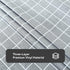 Romanstile Rectangle Plastic Tablecloth, 100% Waterproof Oil-Proof Checkered PVC Table Cloths, Heavy Duty Vinyl Table Covers for Dining, Camping, ...