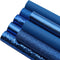 David accessories 8pcs/Set 7.7" x 12.9" (20 cm x 33 cm) Navy Blue Color Series Faux Leather Sheets Glitter Mixed Synthetic Leather Sheets Bundles ...