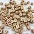 Wooden Alphabet 26 Letter Beads 12mm 104pc Wood Loose Beads for Jewelry Keychain Making...