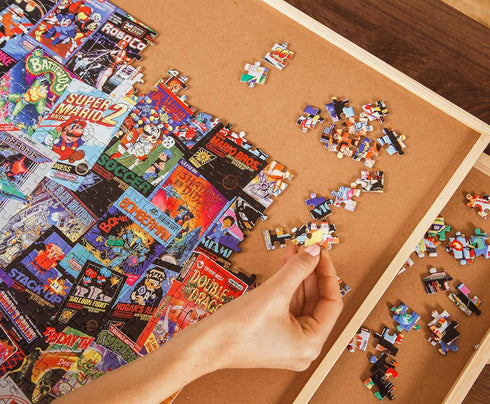 8-Bit Armageddon Retro Video Game Puzzle for Adults and Kids | 1000 Piece Jigsaw Puzzle Toy | Interactive Brain Teaser for Family Game Night | 28 ...
