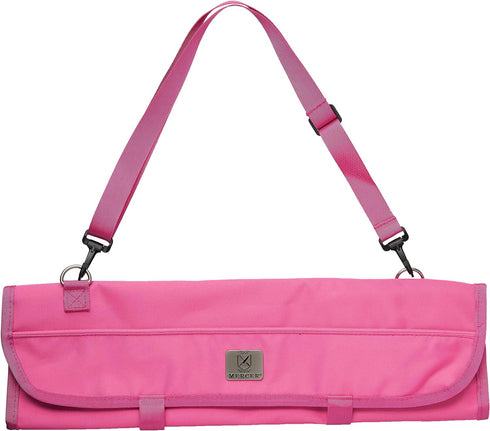 Mercer Culinary 7-Pocket Knife Roll Storage Bag, Pink...