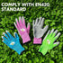 Vgo... 1-Pair Age 3-5 Kids Gardening Gloves, Children Yard Work Gloves, Soft Safety Rubber Gloves (XXXS, Purple, KID-RB6013)...