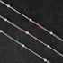 UMAOKANG 32.8 Feet Silver Plated Brass Chain for Jewelry Making Twist Curb Bead Necklace Chains Bulk with Jump Rings and Lobster Clasps...
