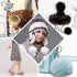 Furryvalley Faux Fur Pompom 6pcs DIY Crafts Fluffy Balls for Hat Shoes Scarves with Snap Fastener Removable Knitting Hat Horse Riding Hat Silk Acc...