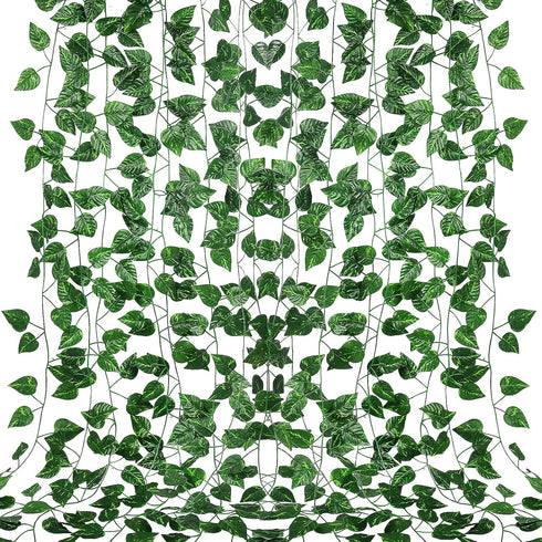 RECUTMS 86 FT Artificial Ivy Fake Greenery Leaf Garland Plants Vine Foliage Flowers Hanging for Wedding Party Garden Home Kitchen Office Wall Deco...