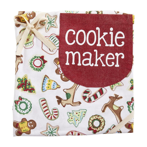 Mud Pie Children's Christmas Mom and Me Cookie Aprons, One Size Fits Most, 2T-5T, Multi...