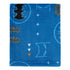 Warner Brothers Batman Blue, Orange, and White with Icons, Emblems, and Triangles Super Soft Baby Blanket...