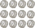 Godinger Set OF 12 Round Mesh Napkin Rings...