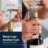 Hicoup Wine Opener - Professional Corkscrews for Wine Bottles w/Foil Cutter and Cap Remover - Manual Wine Key for Servers, Waiters, Bartenders and...