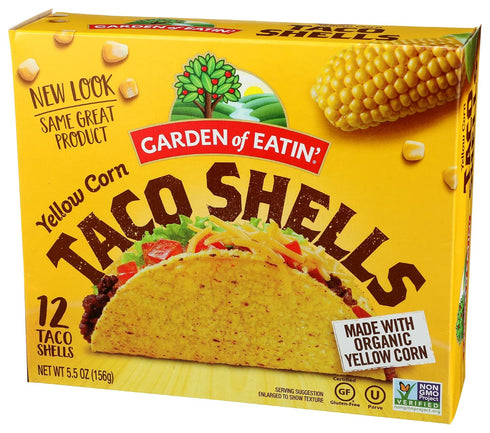 Garden of Eatin' Taco Shells, Yellow Corn, 5.5 oz...