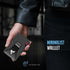 Card Holder Slim Wallet With Money Clip - RFID Blocking - Expandable to Hold 12 cards - Perfect For Any Occasion (Carbon Fiber Black)...