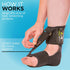 BraceAbility Foot Drop Brace - Ankle Orthosis Sock for Toe Walking in Big Kids, Teens, Adults; Supports Charcot Marie Tooth, Peroneal Nerve Injury...