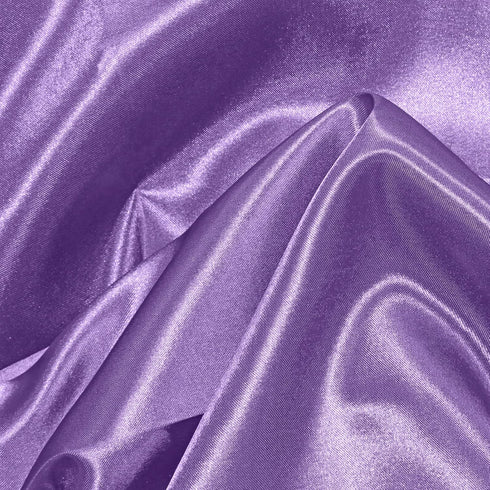 Charmeuse Satin Fabric by The Yard, 60 Inch Wide Lavender Satin Fabric Shiny & Soft Cloth Fabric, Silky Satin Fabric for Bridal Dress, Wedding Dec...