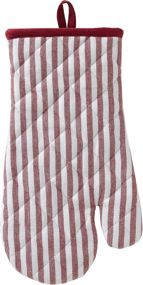 SKL Home Snowflake Winter Oven Mitt and Pot Holder Set, 8x8...