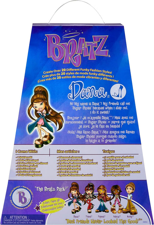 Bratz Original Fashion Doll Dana Series 3 with 2 Outfits and Poster, Collectors Ages 6 7 8 9 10+...
