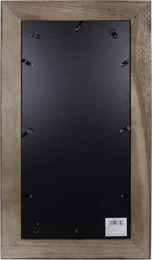 Malden International Designs Manhattan Distressed Mat Picture Frame, 3 Option, 3-5x7 , Gray...