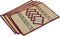 Hand-Woven Wicker Reed Placemats Coaster Set Eco-Friendly Heat Resistant Thai Style Durable Easy to Clean for Dining Table Set of 4 (Large, Burgun...