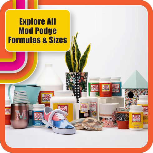 Mod Podge Top Coat, Premium All-in-One Glue, Sealer, and Finish Perfect for Preserving Diamond Puzzle Arts and Crafts Projects, CS27590, Clear...