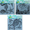 3 Crafters Workshop Mixed Media Stencils Set| for Arts, Card Making, Journaling, Scrapbooking | 6 Inch x 6 Inch Templates | Sea Creatures, Octopus...