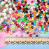 TOAOB 1200pcs 4 Colors Cube Letter Beads Acrylic Alphabet Beads for Bracelets Making with Pony Beads and 1 Roll Elastic String for Jewelry Making...