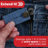 Button Extender for Pants Waist Extenders for Pants for Men and Women (6-Piece Multiple Styles) Adjustable Jeans Button Extender – Black Metal Hoo...
