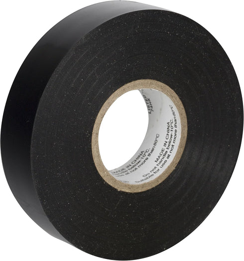 Duck Brand Heavy Duty Electrical Tape, 0.75-Inch x 66-Feet, Single Wrapped Roll, Black (393120)...