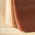 LOTOFUN Brown Stiff Felt Sheets Bundle 9pcs 8x35Inch Large Felt Sheet for Crafts DIY Children Kids...