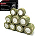 9 Rolls Self Adhesive Wrap Athletic Tape Gauze, Breathable Elastic Cohesive Bandage for Sports Injury & Pet (7 Pcs 2" x 5 Yards + 2 Pcs 1" X 5 Yar...