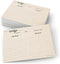321Done 5" x 7" Recipe Cards (Set of 50) - Extra Large Double-Sided Premium Card Stock - Made in USA - Script Font Minimalist, Large Kraft Tan...