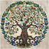 Xinpinzhou Tree of Life 11ct Cross Stitch Kits, 11 CT Funny Pre Printed Counted Stamped Cross Stitch Embroidery Needlepoint Needlework Patterns Ki...
