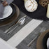 DII PVC Tabletop Collection Placemat Set, Rectangle, 13x17.25, Gray, 6 Piece...