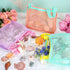 Tagitary Beach Toy Mesh Beach Bag Kids Shell Collecting Bag Beach Sand Toy Shells Beach Toys Swimming Accessories for Boys and Girls(Only Bags,A S...