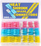 haisstronica 260PCS Heat Shrink Spade Connectors-Electrical Wire Connectors-Quick Disconnect Connectors -Female and Male Spade terminlas for Water...
