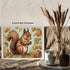 Posterizer 1 pcs- A Squirrel on the ground sorrounded by leaves-Art for Animal Lovers- Gift for Men Women Entrepreneur Teens-decor for Bedroom, Of...