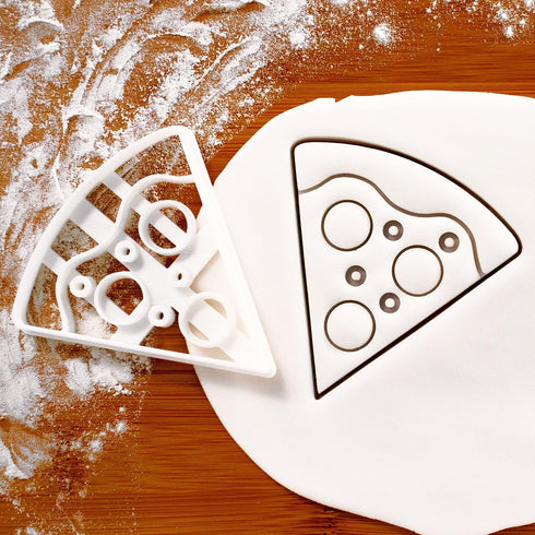 Pizza cookie cutter, 1 piece - Bakerlogy...