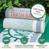 KC’s Compostable Tall Kitchen Trash Bags 13 Gallon, 25 Bags | Easy-Tie Drawstring Closure, 3X Extra Durable & Plant-Based Compostable Garbage Bags...