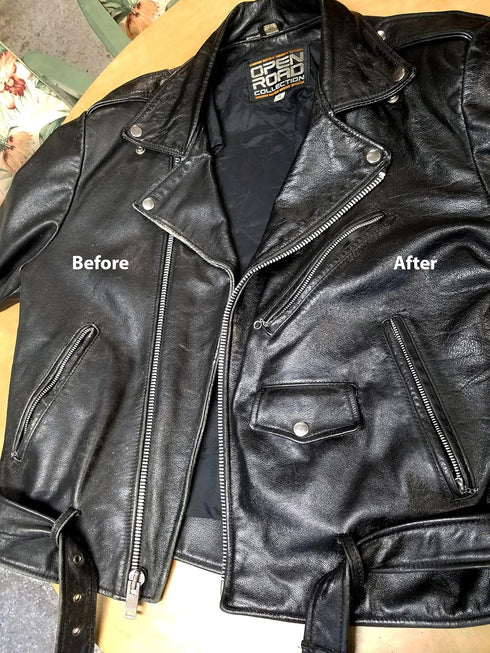 Skidmore's Biker Edition Leather Cream | All Natural Non Toxic Formula is a Cleaner and Conditioner, Protects your Motorcycle Leather | Made in US...