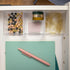 Martha Stewart Brody Desktop Storage Organizer, Stack and Slide Plastic Organizer Tray, Organizer for Office, Kitchen, or Vanity, 3" x 3.75", Clea...